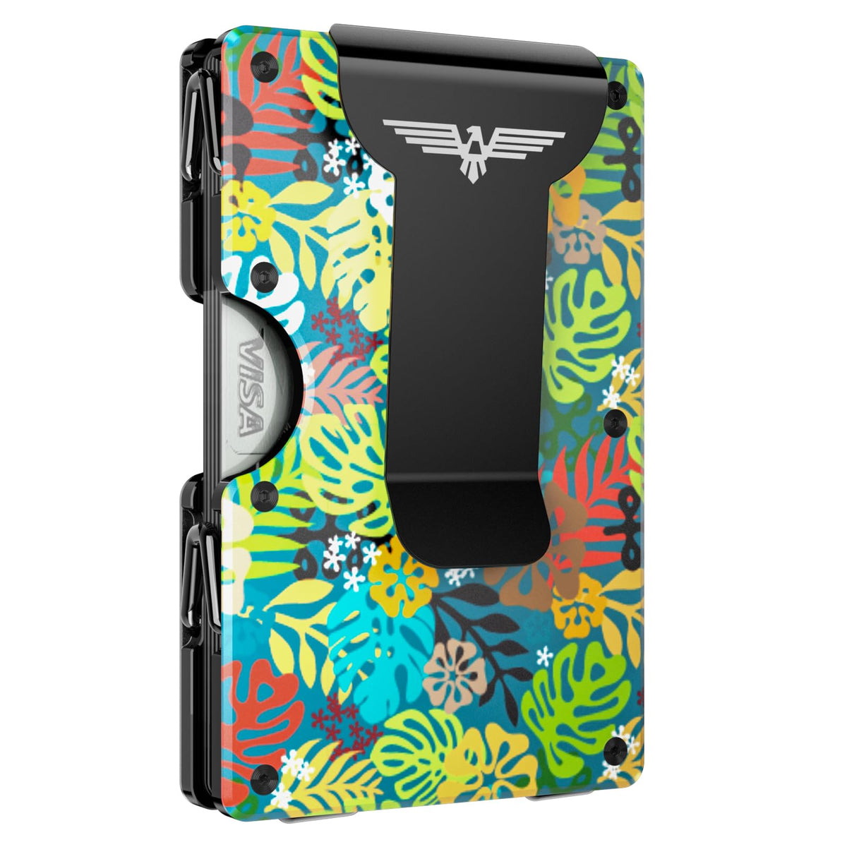 Lenvoten Upgraded Hinged Minimalist Wallet for Men, RFID Blocking Wallet