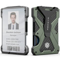 Oaridey Minimalist Wallet for Men with Clear ID Card Holder, RFID Blocking