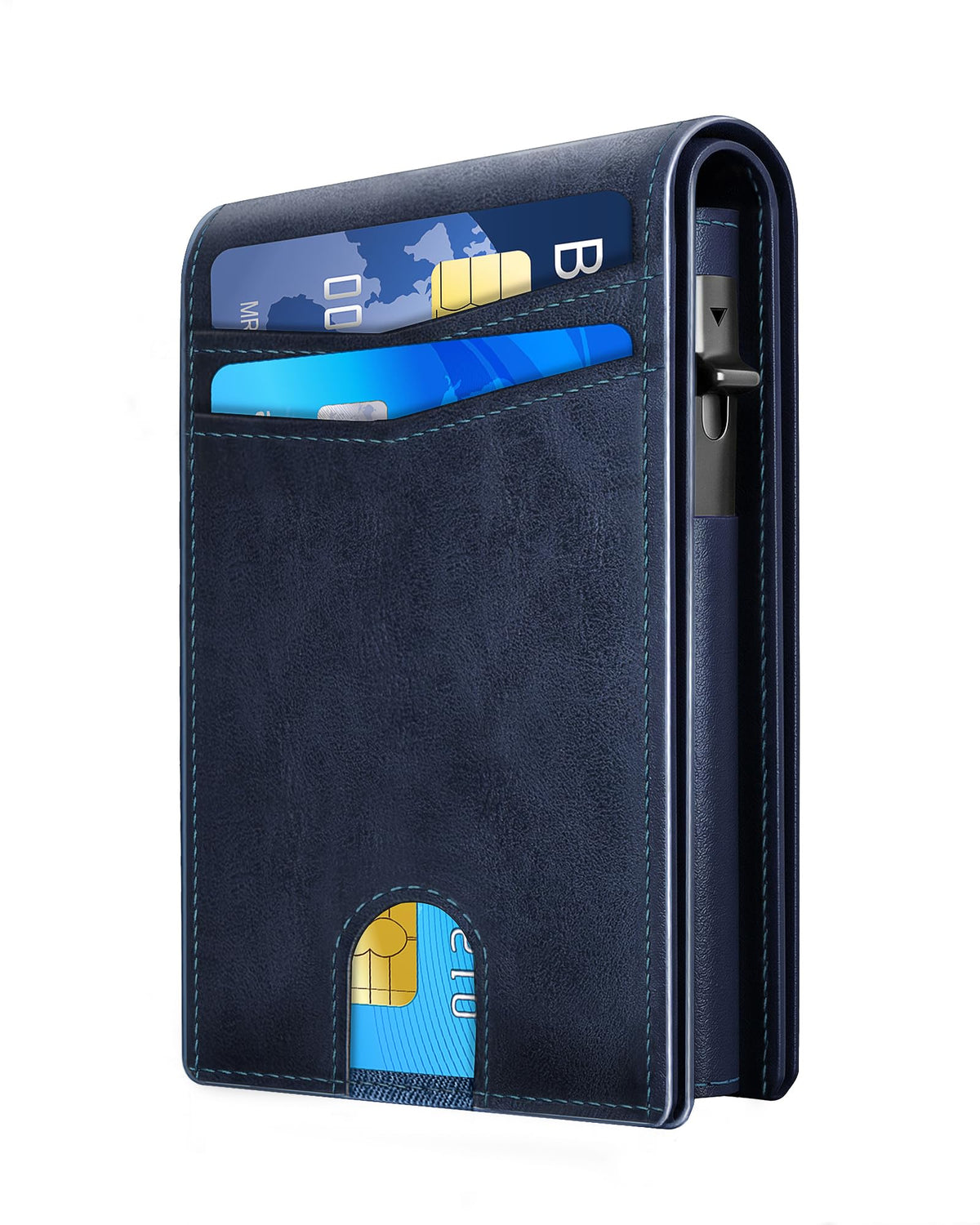 2026 Wallet for Men - RFID Blocking Slim Minimalist Wallet, Carbon Fiber