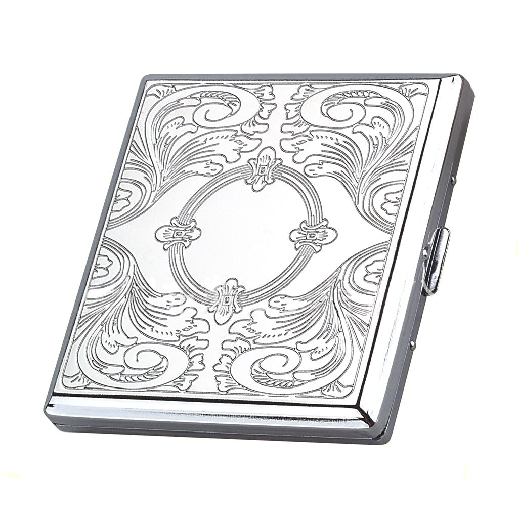 Metal Cigarette Case Box Holds 20 Cigarettes for 84mm