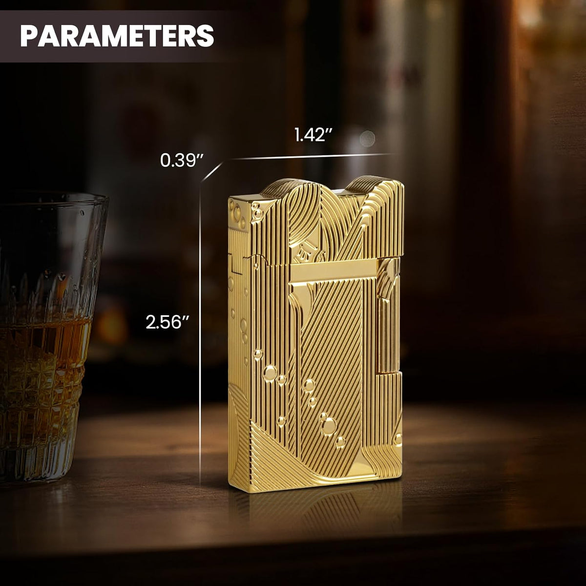 YUSUD One Piece Sanji Lighter - Vintage Trench Cool Lighters Fluid Refill, Antique Copper Lighter, Unique Table Lighter Gifts for Men Woman Dad (Fuel Not Included)