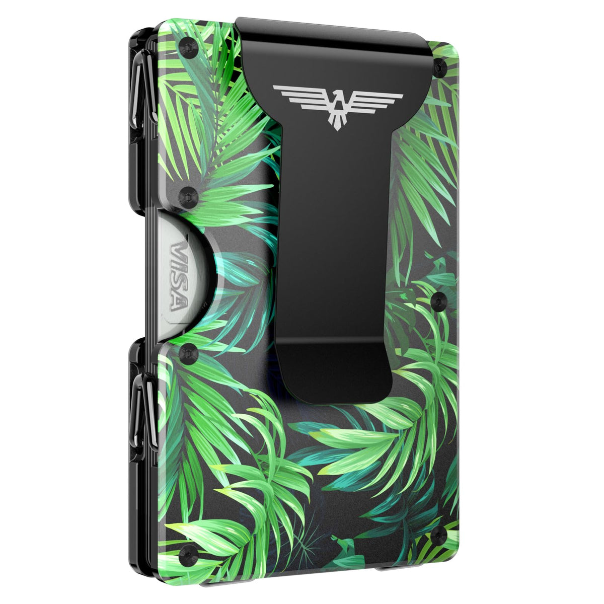 Lenvoten Upgraded Hinged Minimalist Wallet for Men, RFID Blocking Wallet