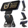 SUPCASE for MagSafe Wallet with Adjustable Stand, Hold 5 Cards, Black