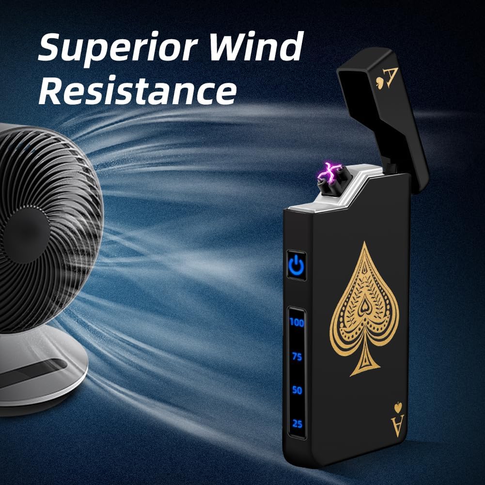 Electric Lighter Rechargeable Plasma Lighter Men Cool Ace Pocket Lighters