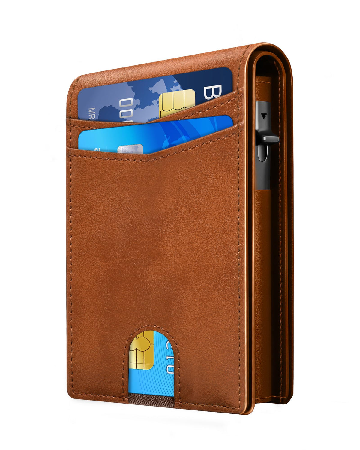 2026 Wallet for Men - RFID Blocking Slim Minimalist Wallet, Carbon Fiber