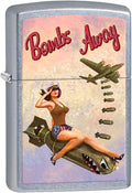 Zippo Lighter: Bombs Away, Pin-up Girl - Street Chrome 80778