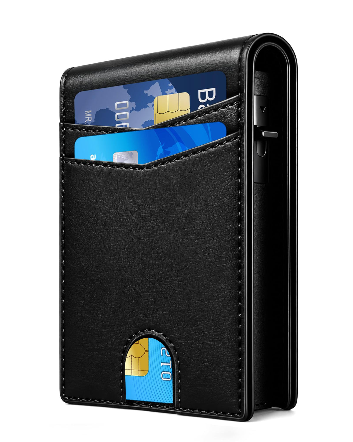 2026 Wallet for Men - RFID Blocking Slim Minimalist Wallet, Carbon Fiber