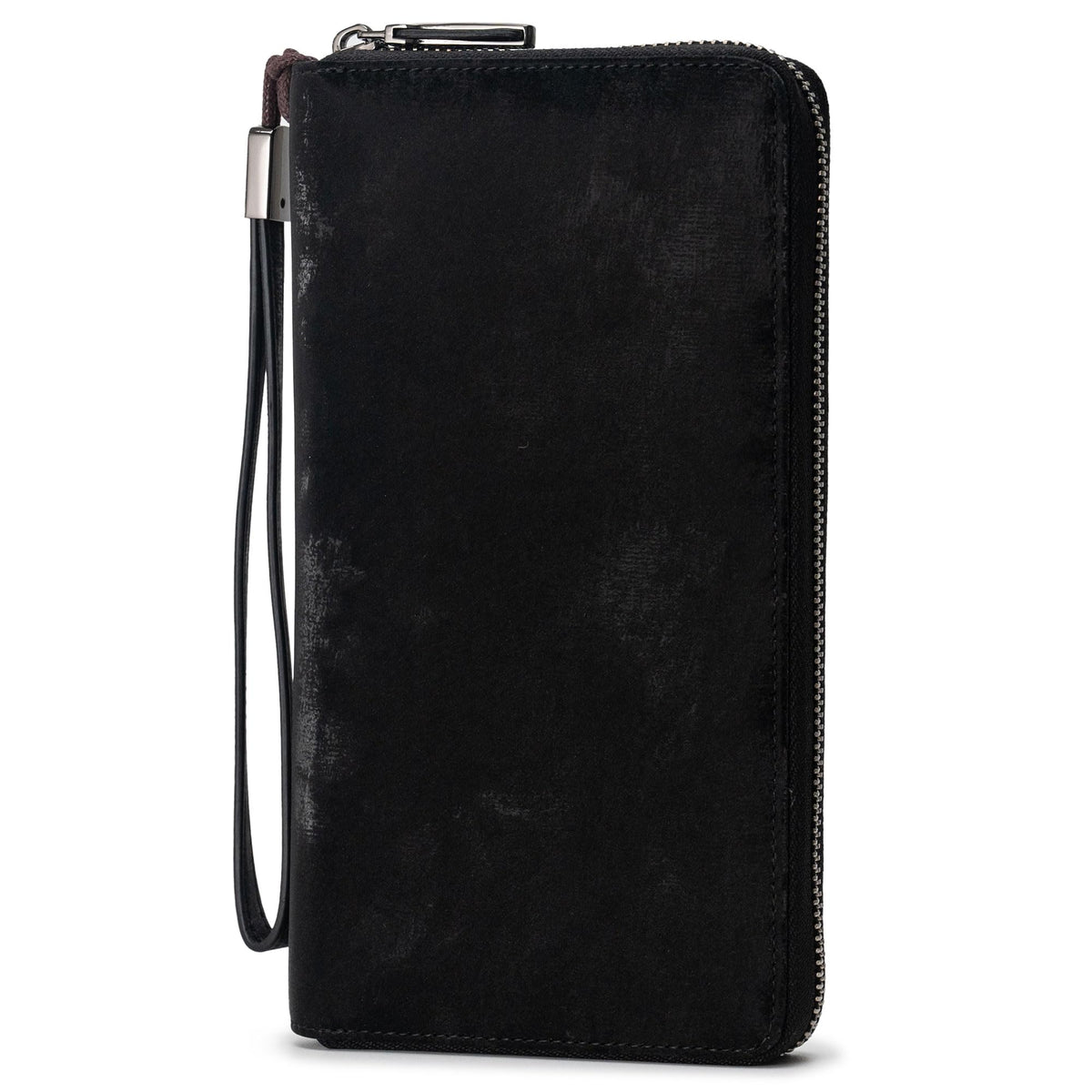 Bveyzi Women RFID Blocking Wallet Leather Zip Around Phone Clutch Large Capacity Ladies Travel Purse Wristlet