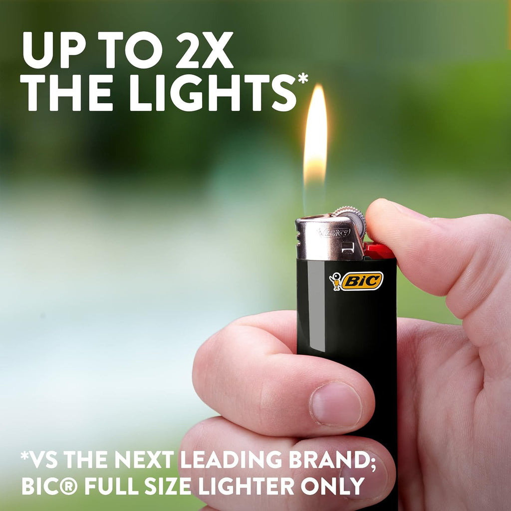 BIC Maxi Pocket Lighter, Special Edition Spooky Series, Halloween-Inspired Designs, Set of 8 Lighters