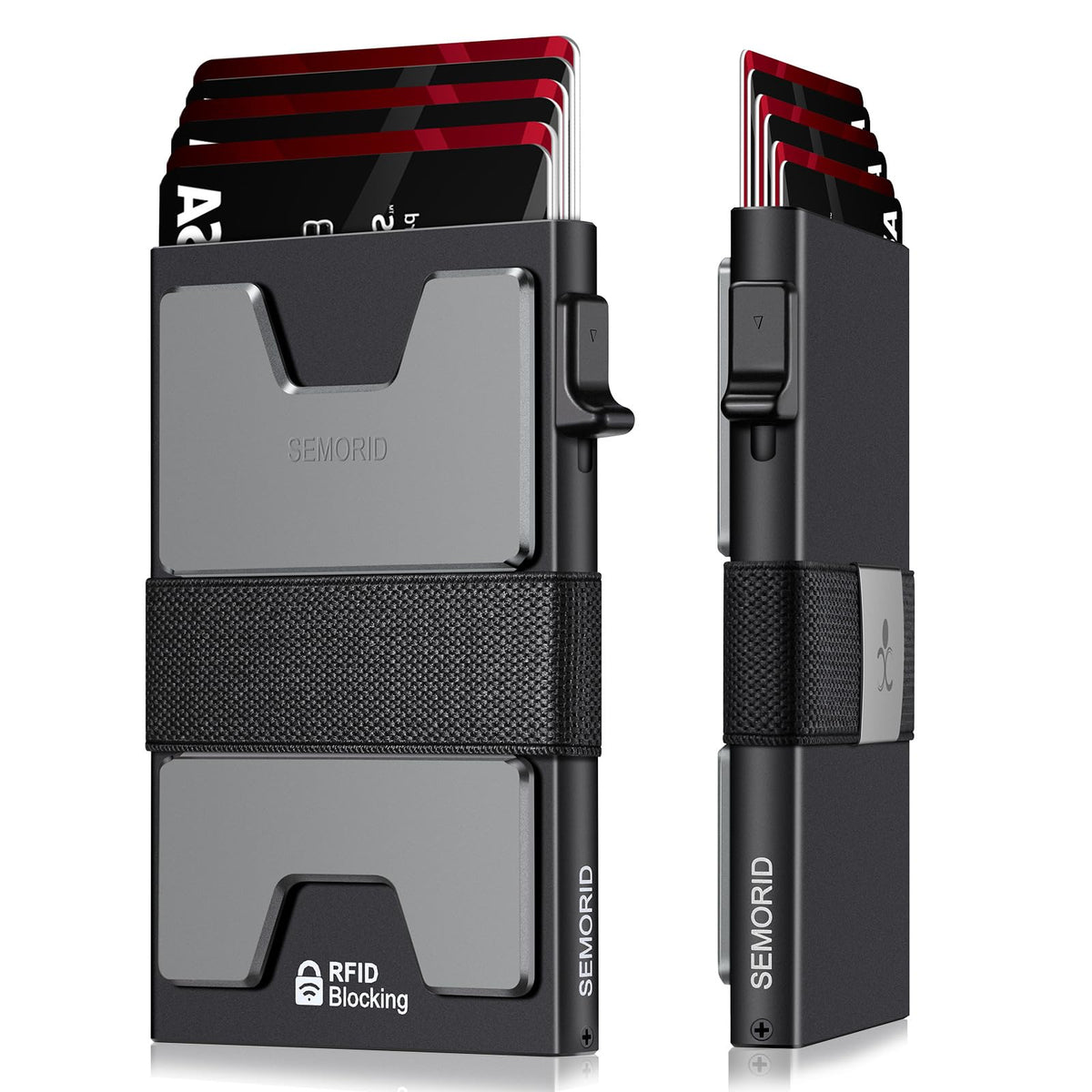 SEMORID RFID Blocking Slim Card Holder Wallet for Men Wallet Minimalist
