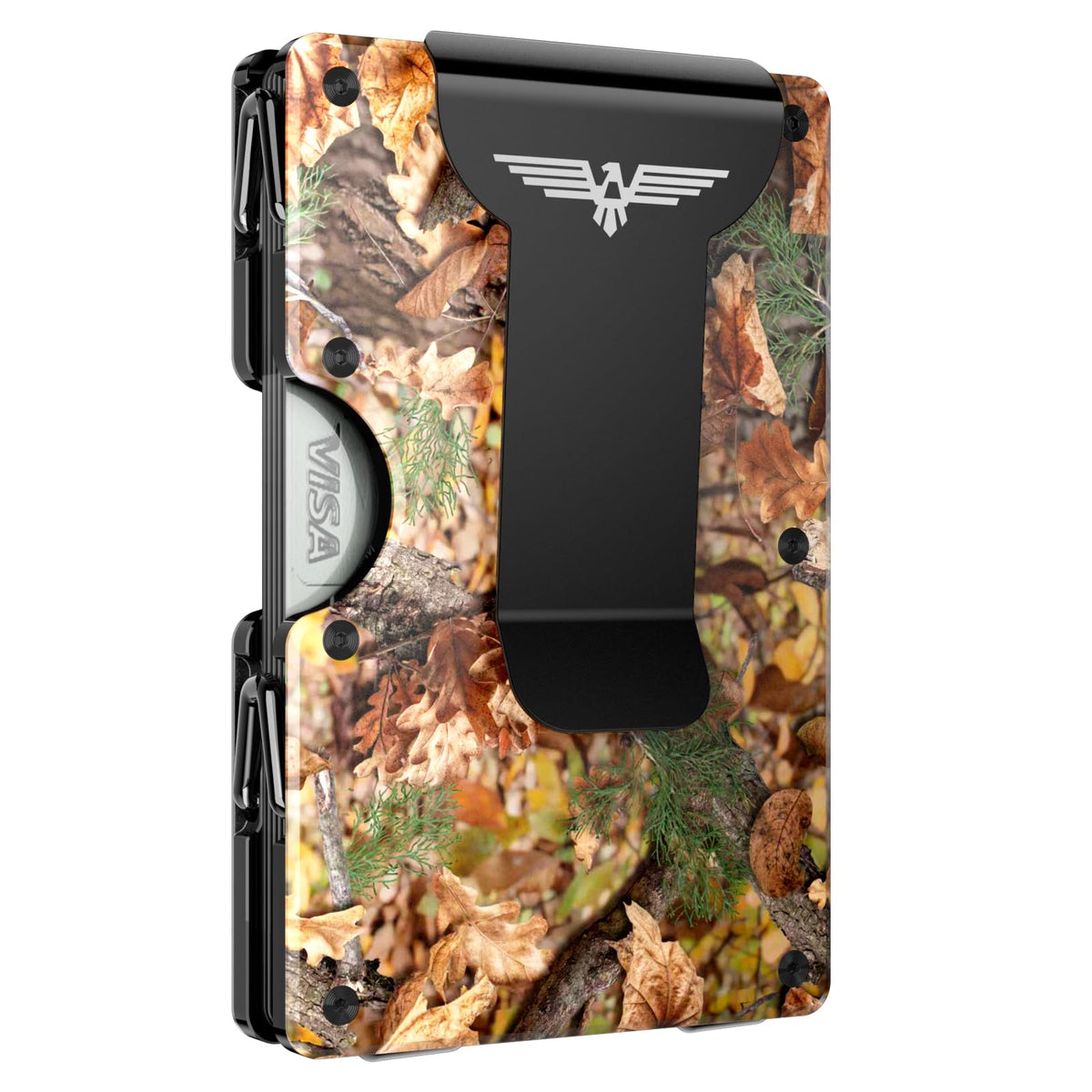 Lenvoten Upgraded Hinged Minimalist Wallet for Men, RFID Blocking Wallet