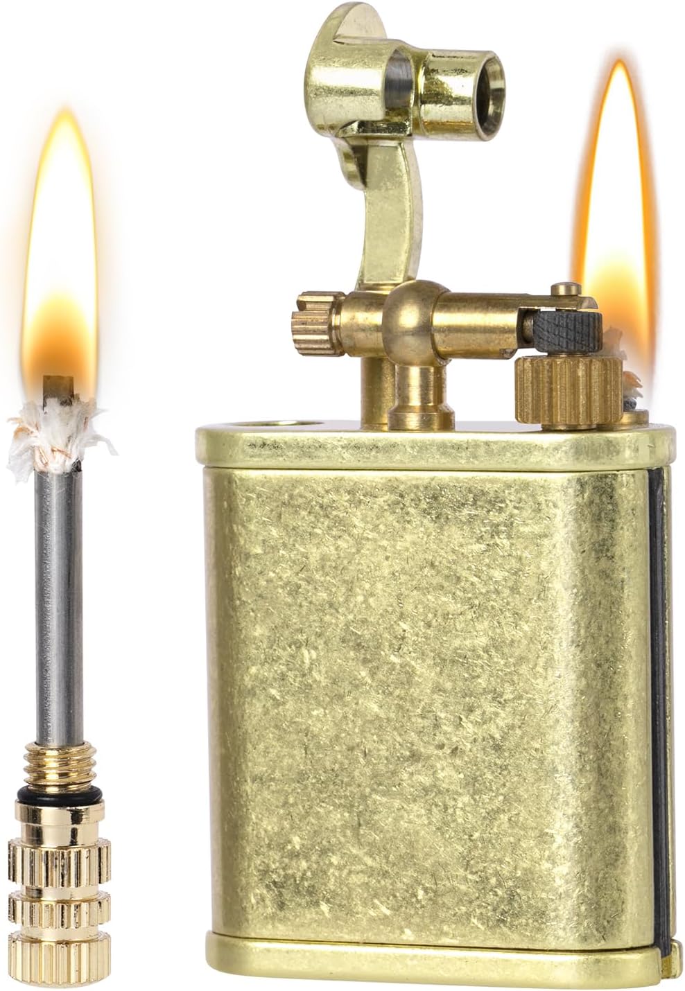 CHOICEDC Vintage Trench Lighter, Permanent Match, Cool Pipe Lighter for Men