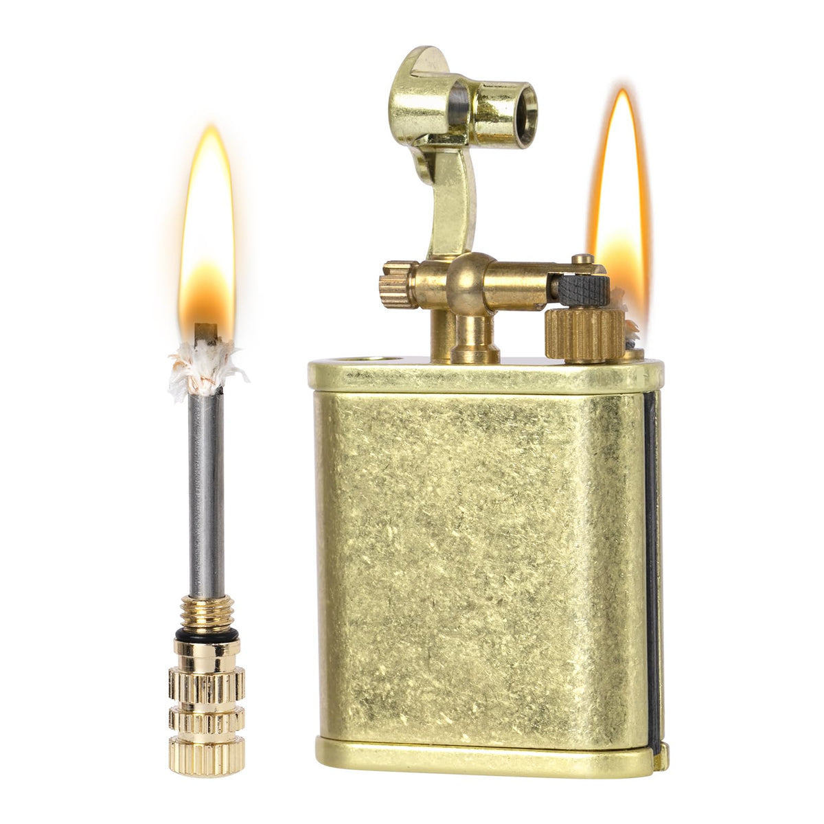 CHOICEDC Vintage Trench Lighter, Permanent Match, Cool Pipe Lighter for Men