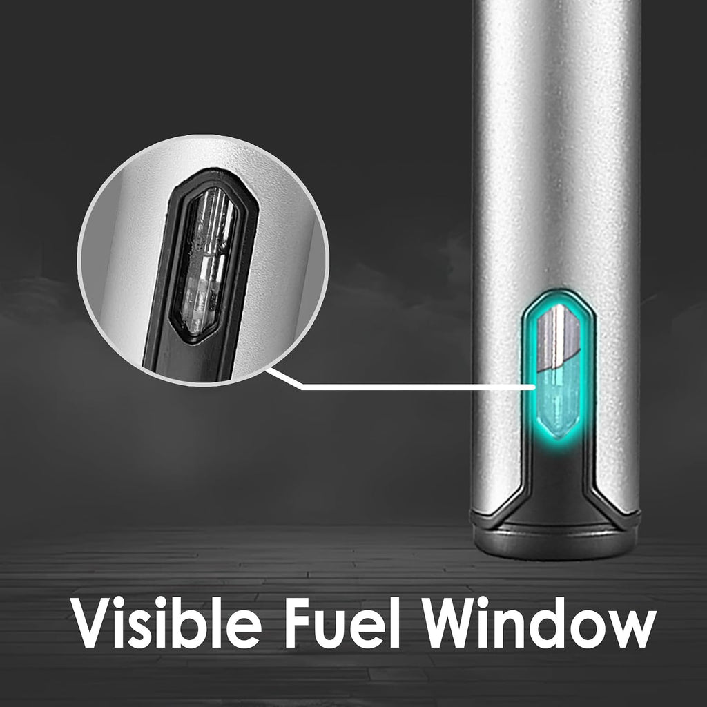Urgrette 2 Pack Butane Torch Lighter, 6-inch Refillable Pen Lighter Adjustable Jet Flame Butane Lighter for Grill BBQ Candle Camping (Gas Not Included) Raven & Ruby