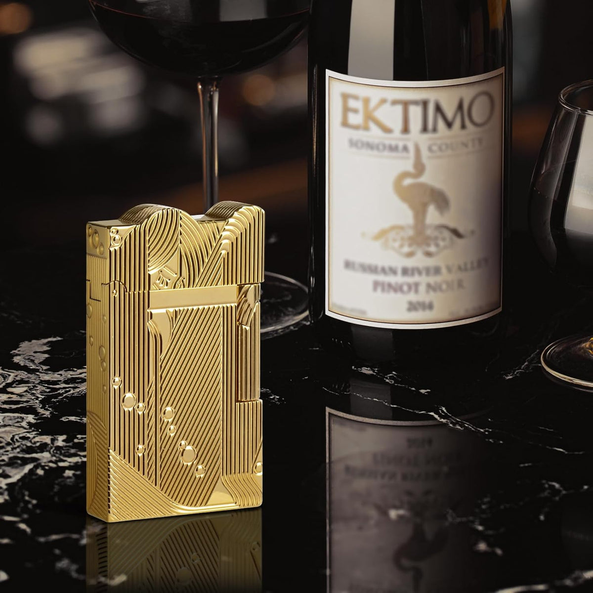 YUSUD One Piece Sanji Lighter - Vintage Trench Cool Lighters Fluid Refill, Antique Copper Lighter, Unique Table Lighter Gifts for Men Woman Dad (Fuel Not Included)
