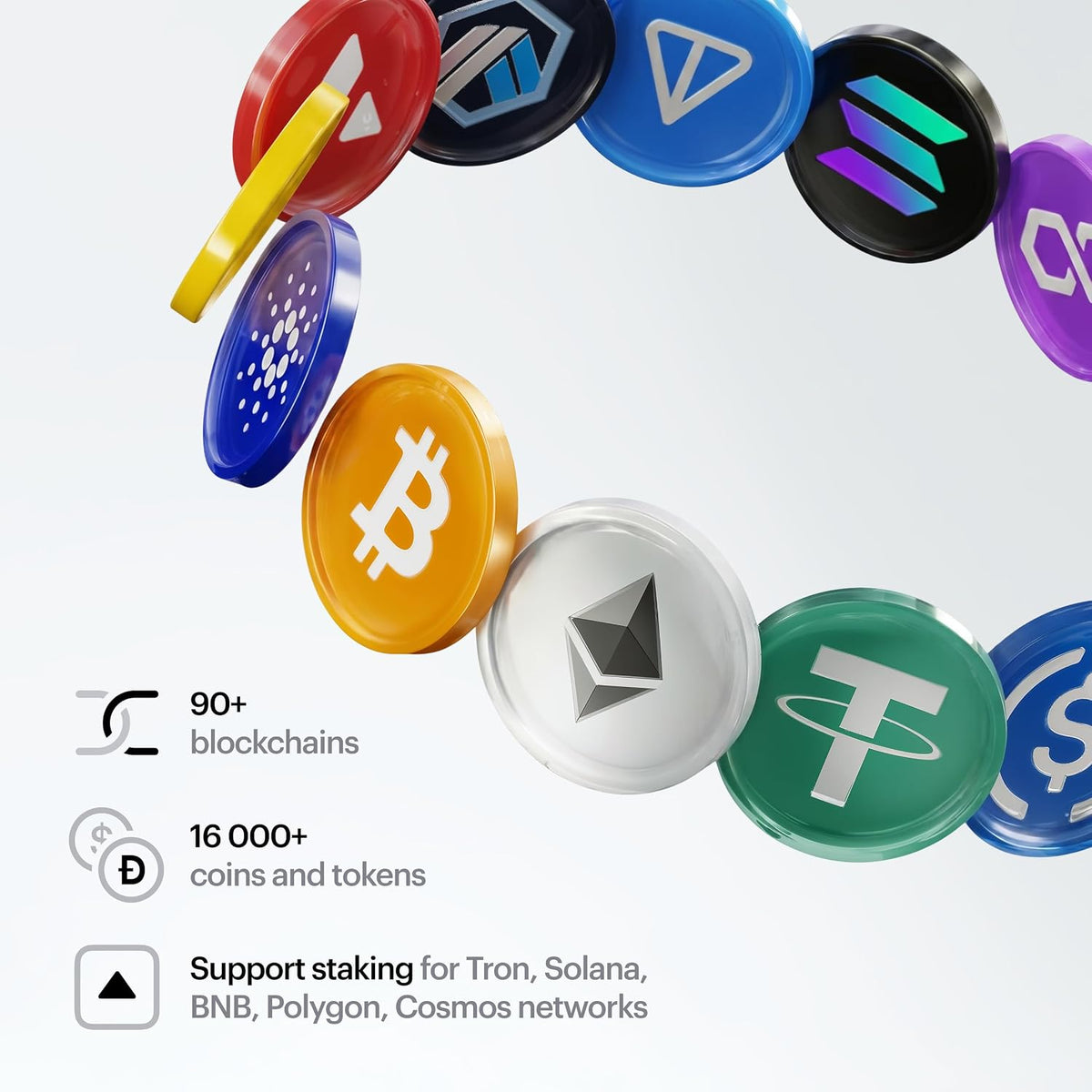 TANGEM Crypto Wallet Pack of 3 – Trusted Cold Storage Hardware Wallet