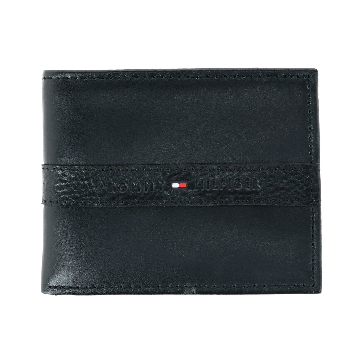 Tommy Hilfiger Men's Leather Orson RFID Bifold Wallet with Removable Passcase
