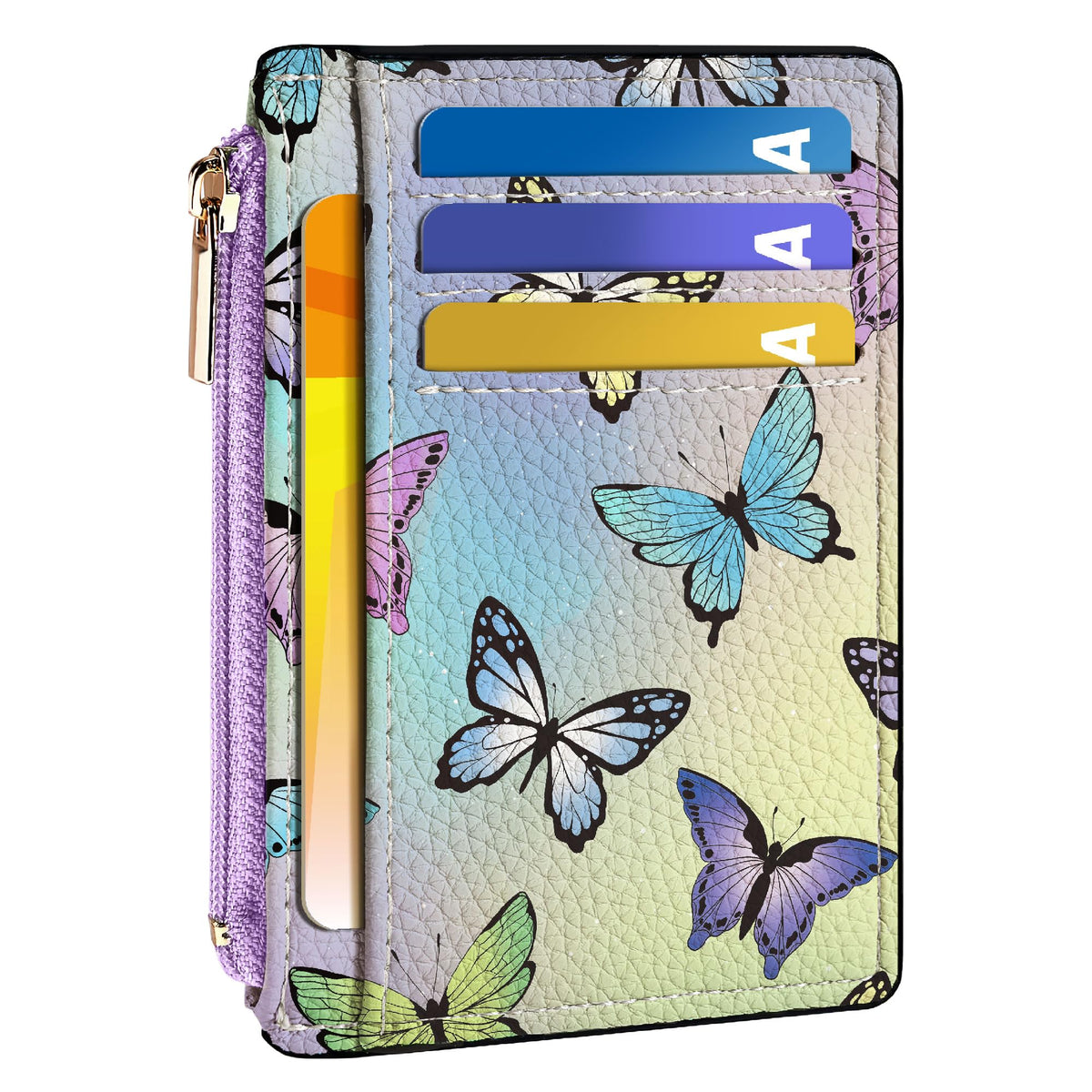 Tipmile Womens Credit Card Holder Wallet, Small Slim RFID Blocking Sleeve