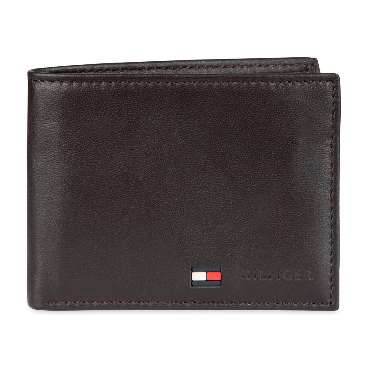 Tommy Hilfiger Men's Leather Orson RFID Bifold Wallet with Removable Passcase