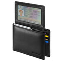 Sigtrenx Leather Wallets for Men, Genuine Leather Mens Wallets Bifold Rfid Blocking with 2 ID Windows