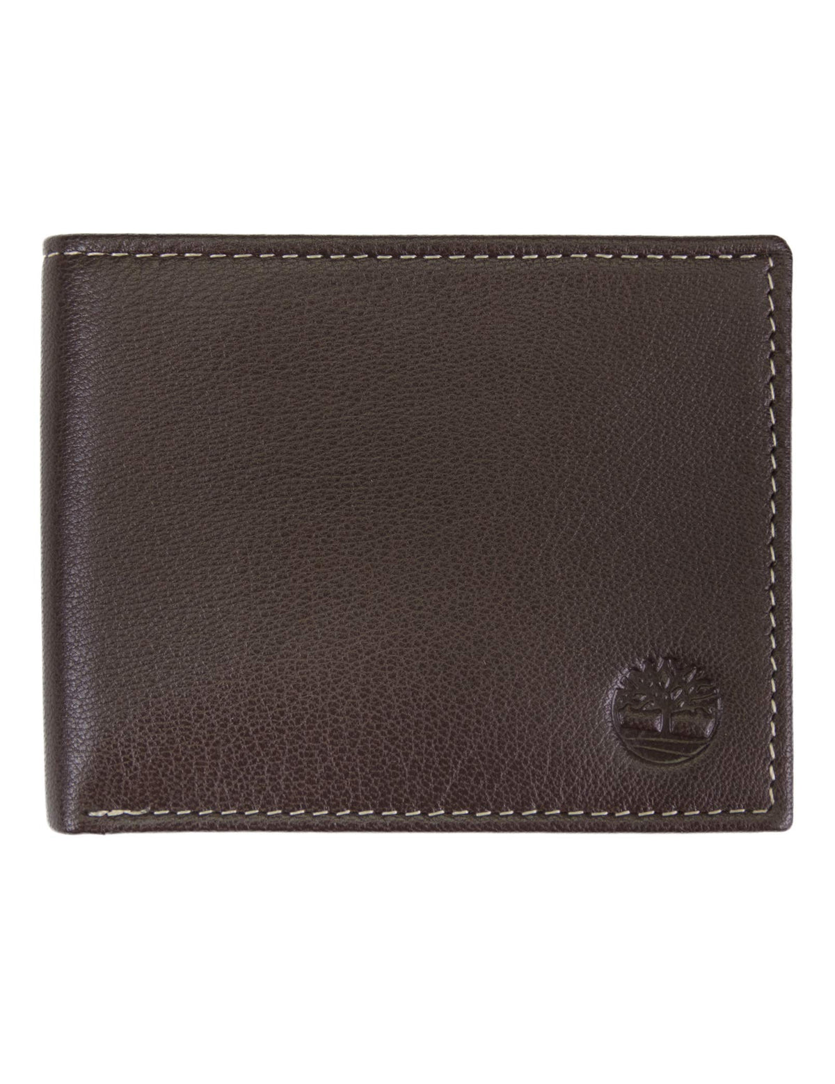 Timberland Men's Leather Wallet With Attached Flip Pocket