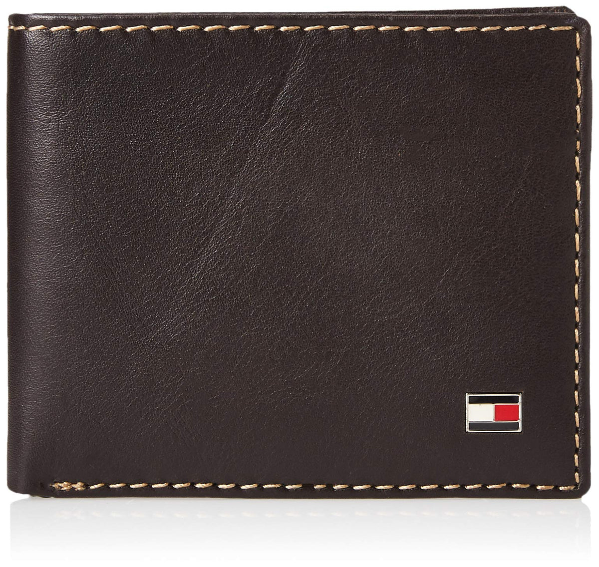 Tommy Hilfiger Men's Leather Orson RFID Bifold Wallet with Removable Passcase
