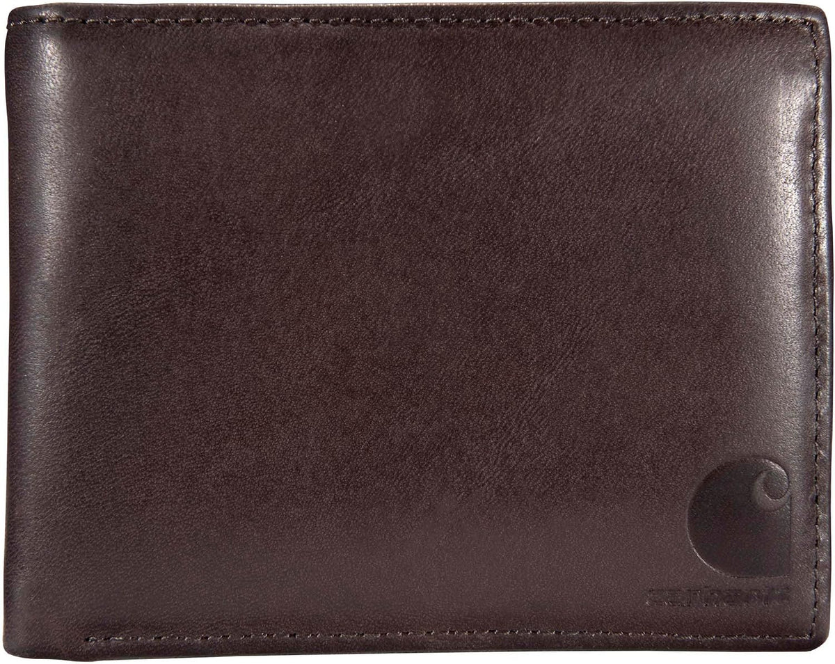 Carhartt Oil Tan Leather Passcase Wallet Brown