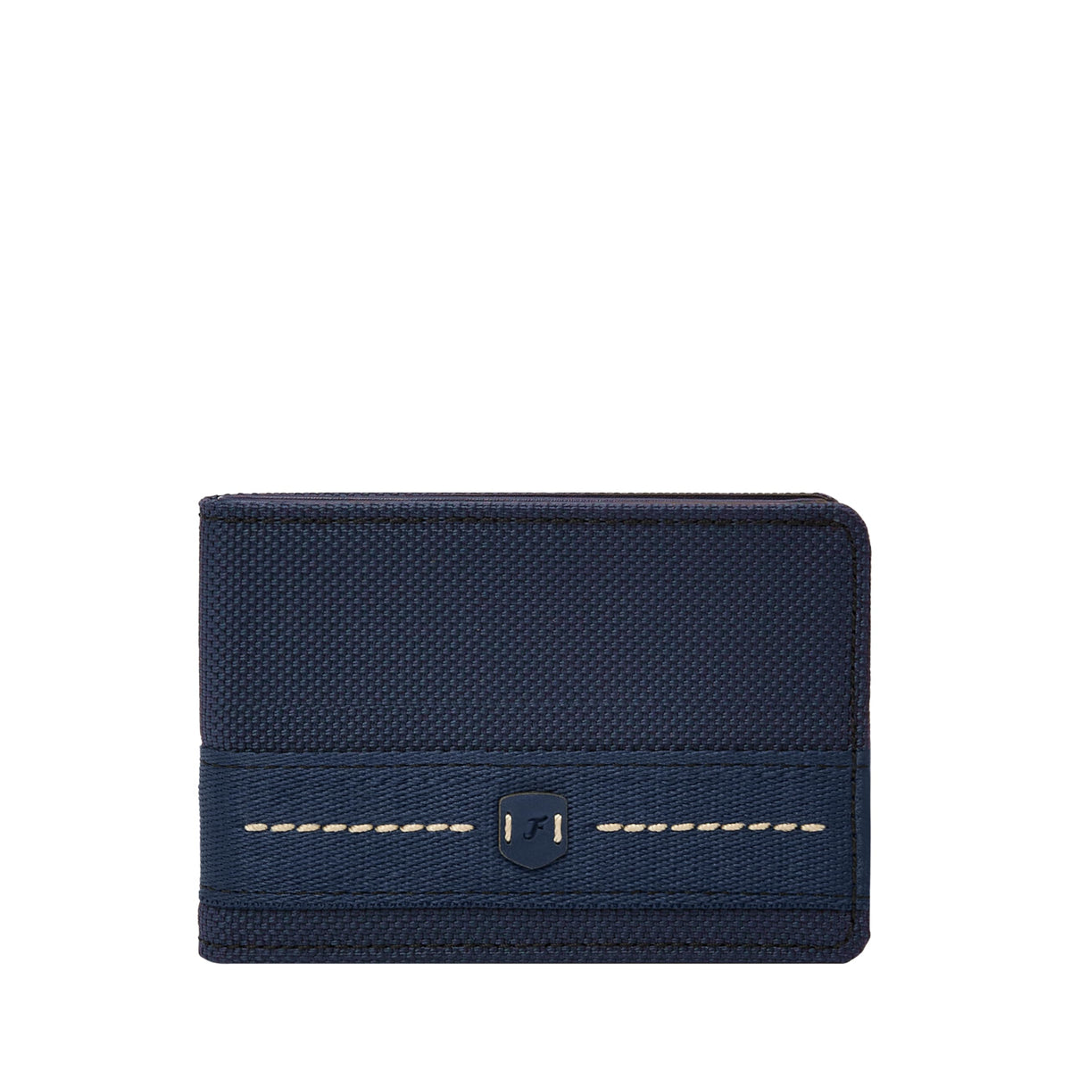Fossil Men's Derrick Leather Slim Wallet for Men, Minimalist Magnetic Money Clip Bifold Front Pocket Wallet, Brown