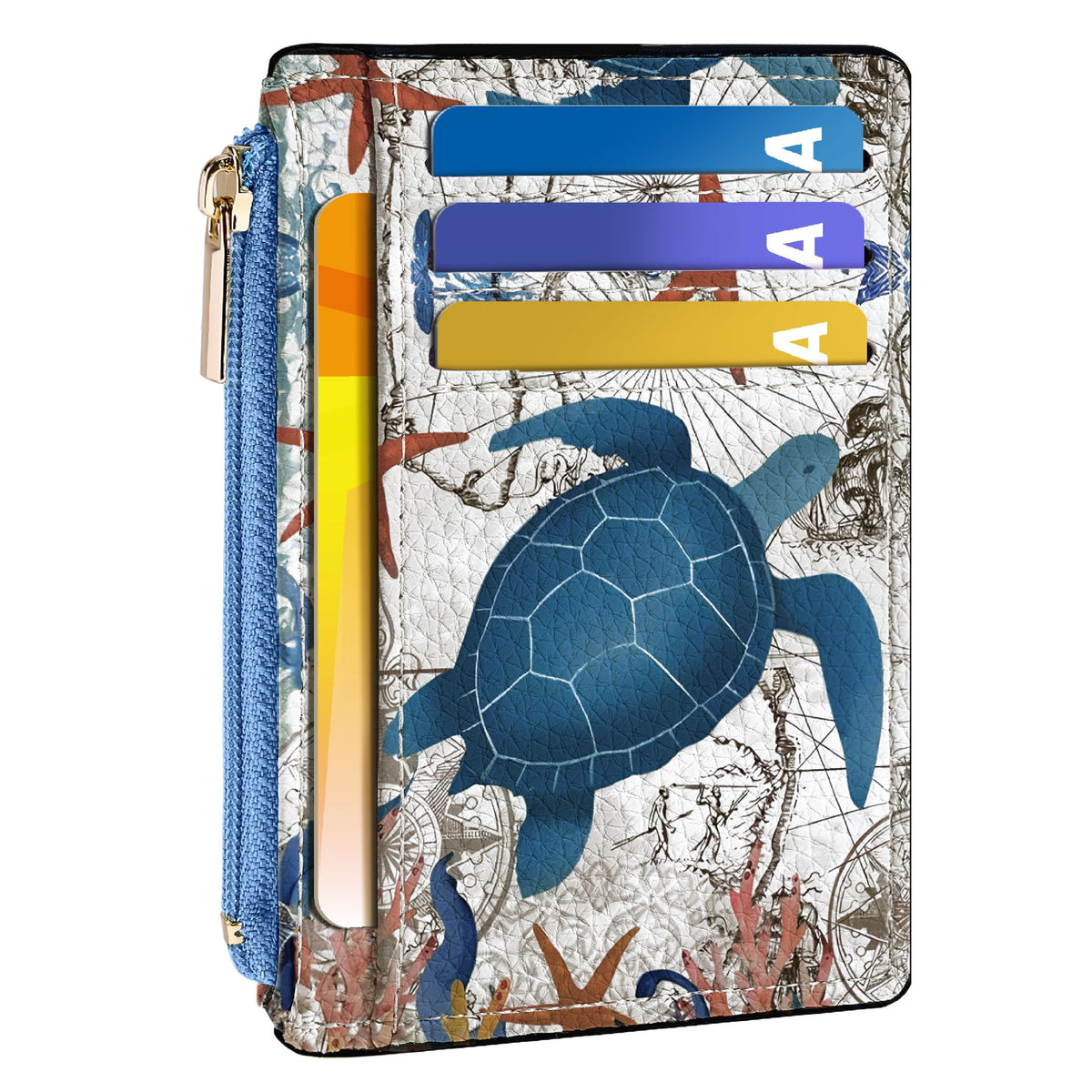 Tipmile Womens Credit Card Holder Wallet, Small Slim RFID Blocking Sleeve