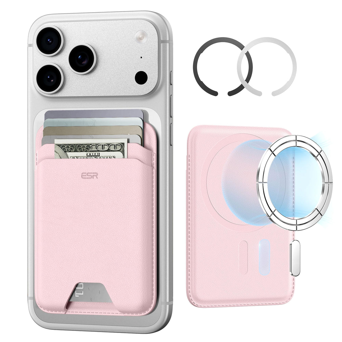 ESR for MagSafe Wallet, 5 Card Holder for Phone Case, RFID Blocking