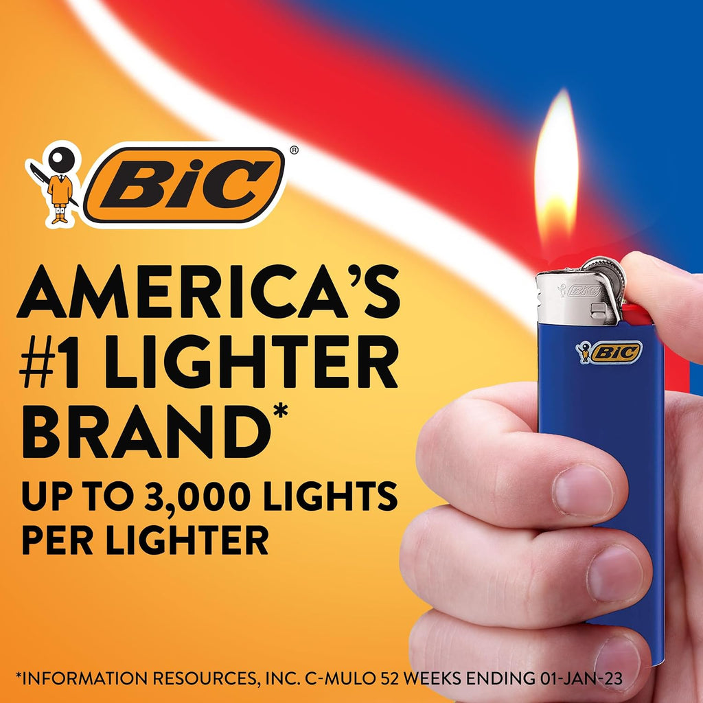 BIC Maxi Pocket Lighter, Special Edition Spooky Series, Halloween-Inspired Designs, Set of 8 Lighters