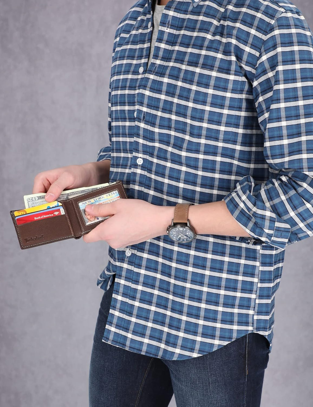 Timberland Blix Slimfold Brown One Size