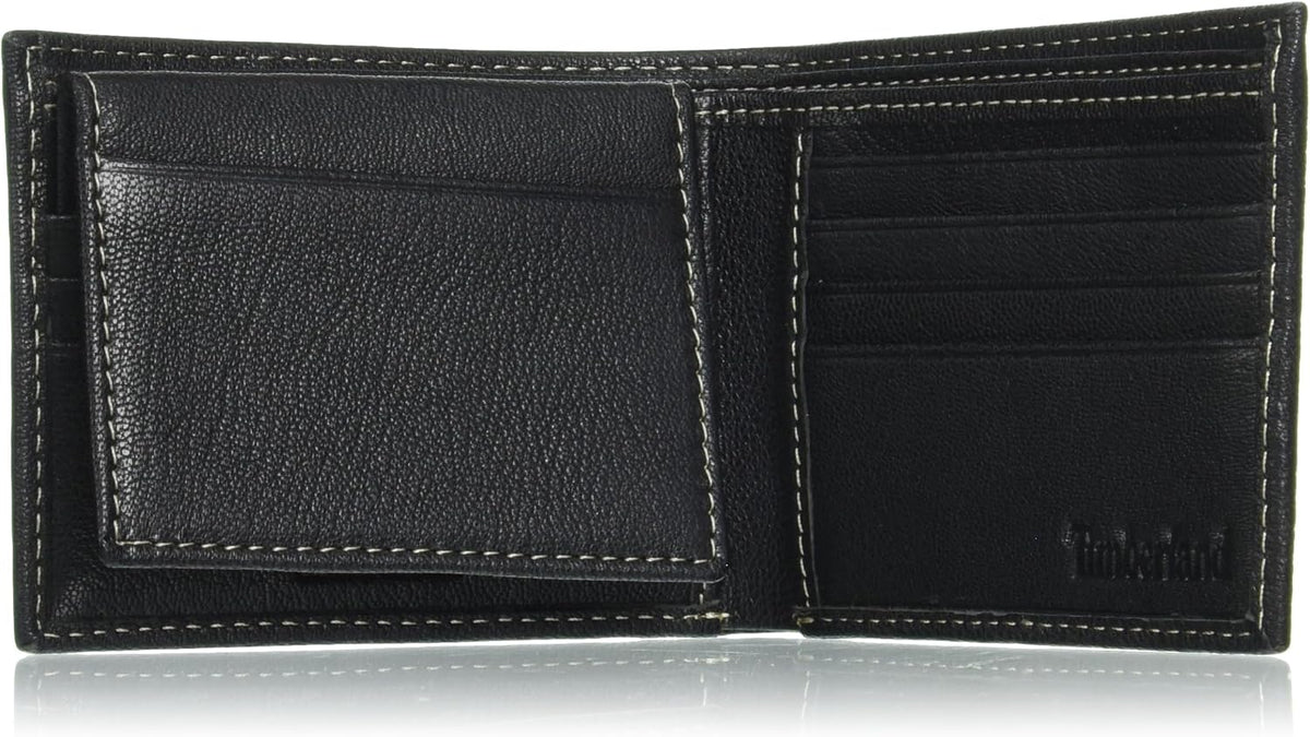 Timberland Men's Genuine Leather Passcase Security RFID Wallet