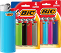 BIC Classic Maxi Pocket Lighter, Safe and Reliable, 8-Pack Assorted Colors