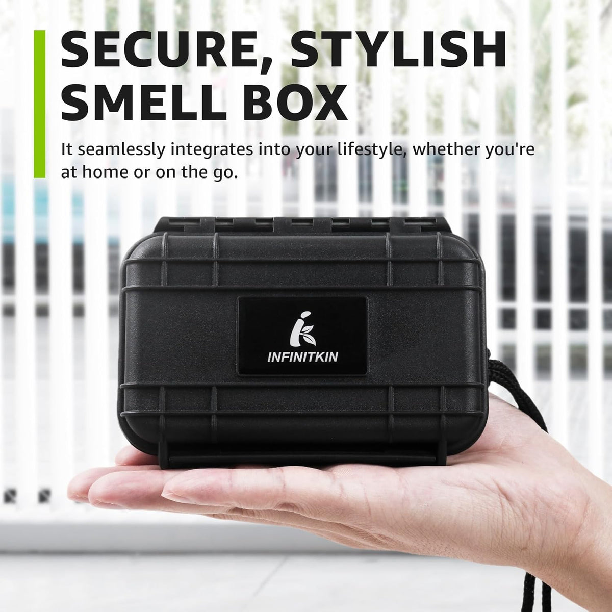INFINITKIN Smell Proof Storage Box & Smell Proof Container