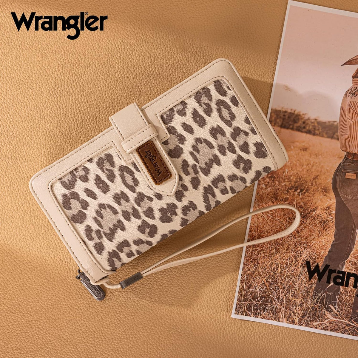 X Wrangler Women's Wallets Bifold Wristlet Wallets for Women Large Capacity Credit Card Wallet with ID Window