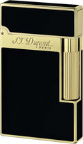 S.T. Dupont Ligne 2 Lacquer Lighter - Black/Gold 16884