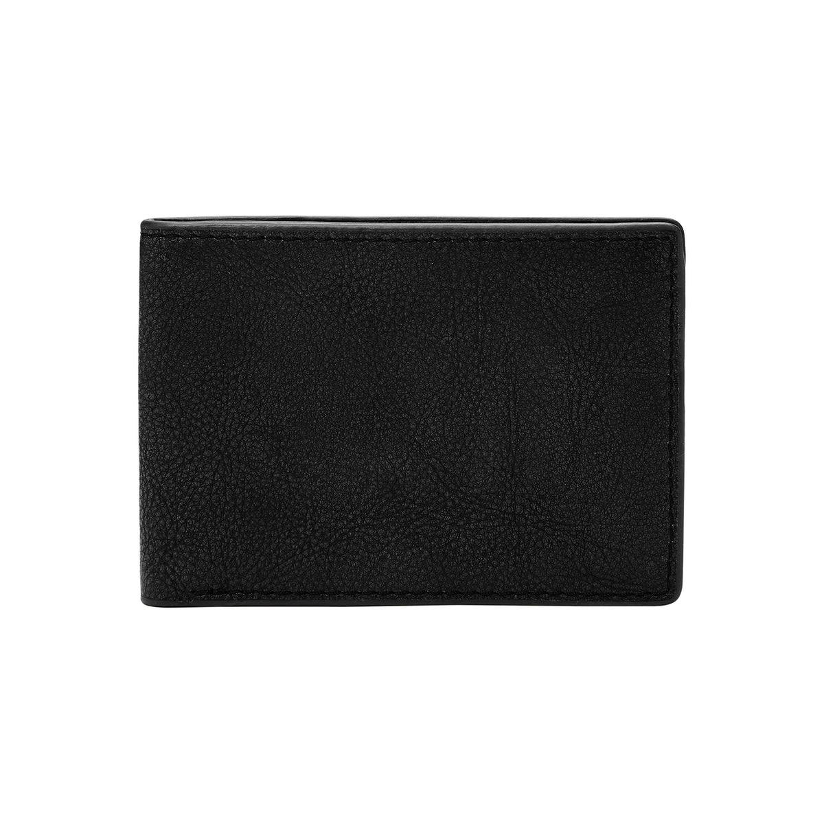Fossil Men's Derrick Leather Slim Wallet for Men, Minimalist Magnetic Money Clip Bifold Front Pocket Wallet, Brown