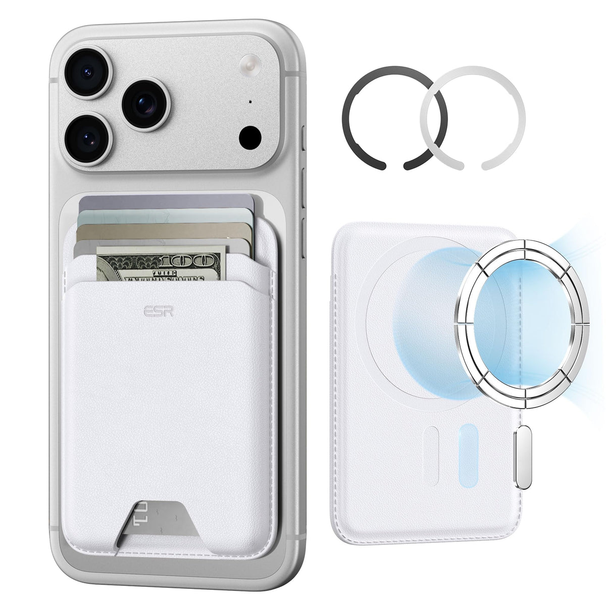 ESR for MagSafe Wallet, 5 Card Holder for Phone Case, RFID Blocking