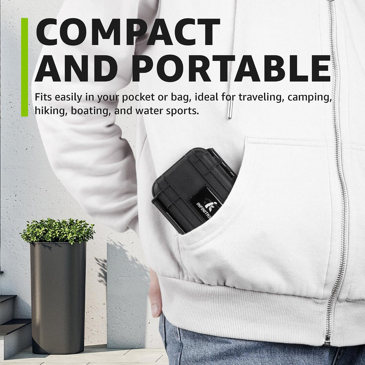 INFINITKIN Smell Proof Storage Box & Smell Proof Container