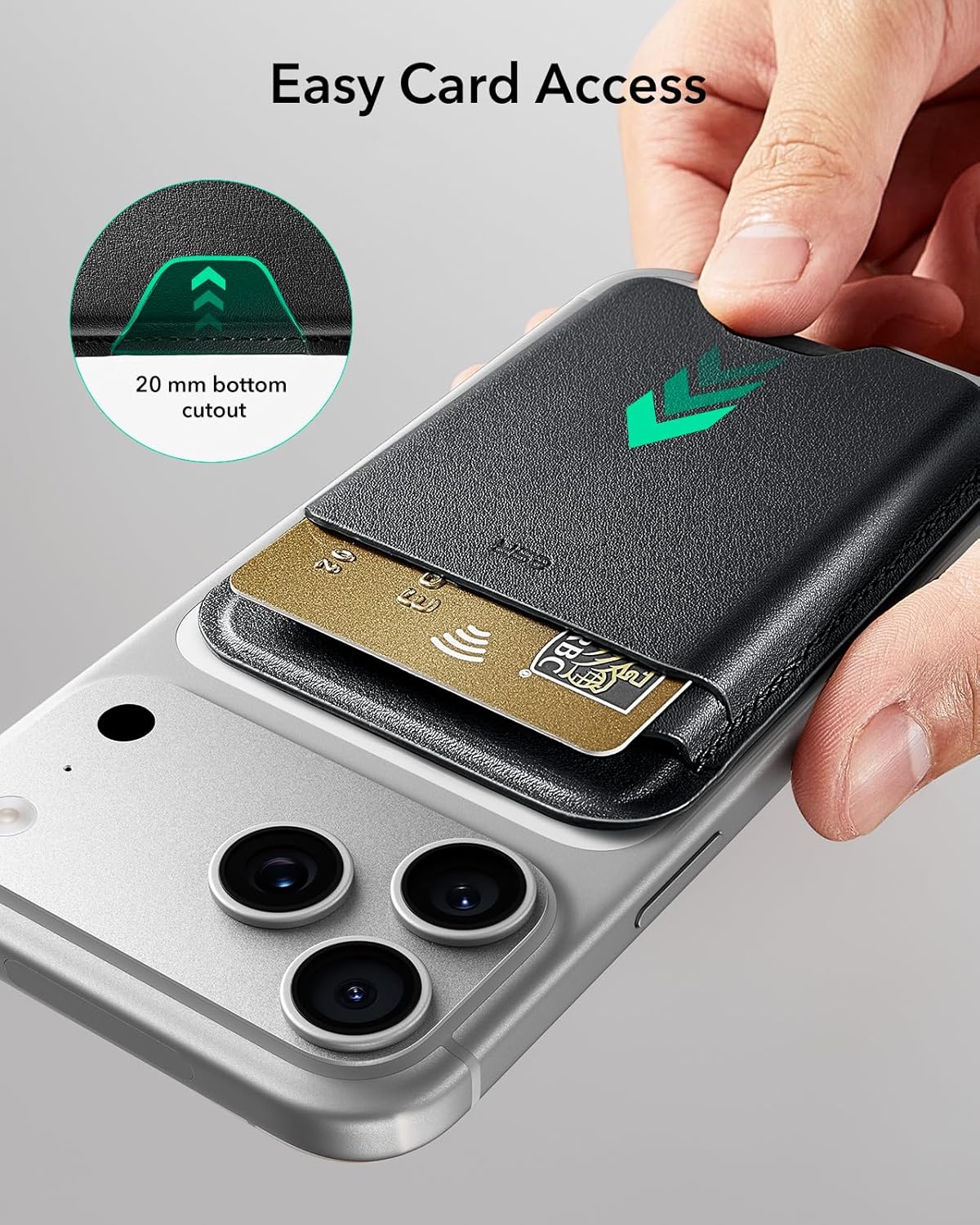 ESR for MagSafe Wallet, 5 Card Holder for Phone Case, RFID Blocking