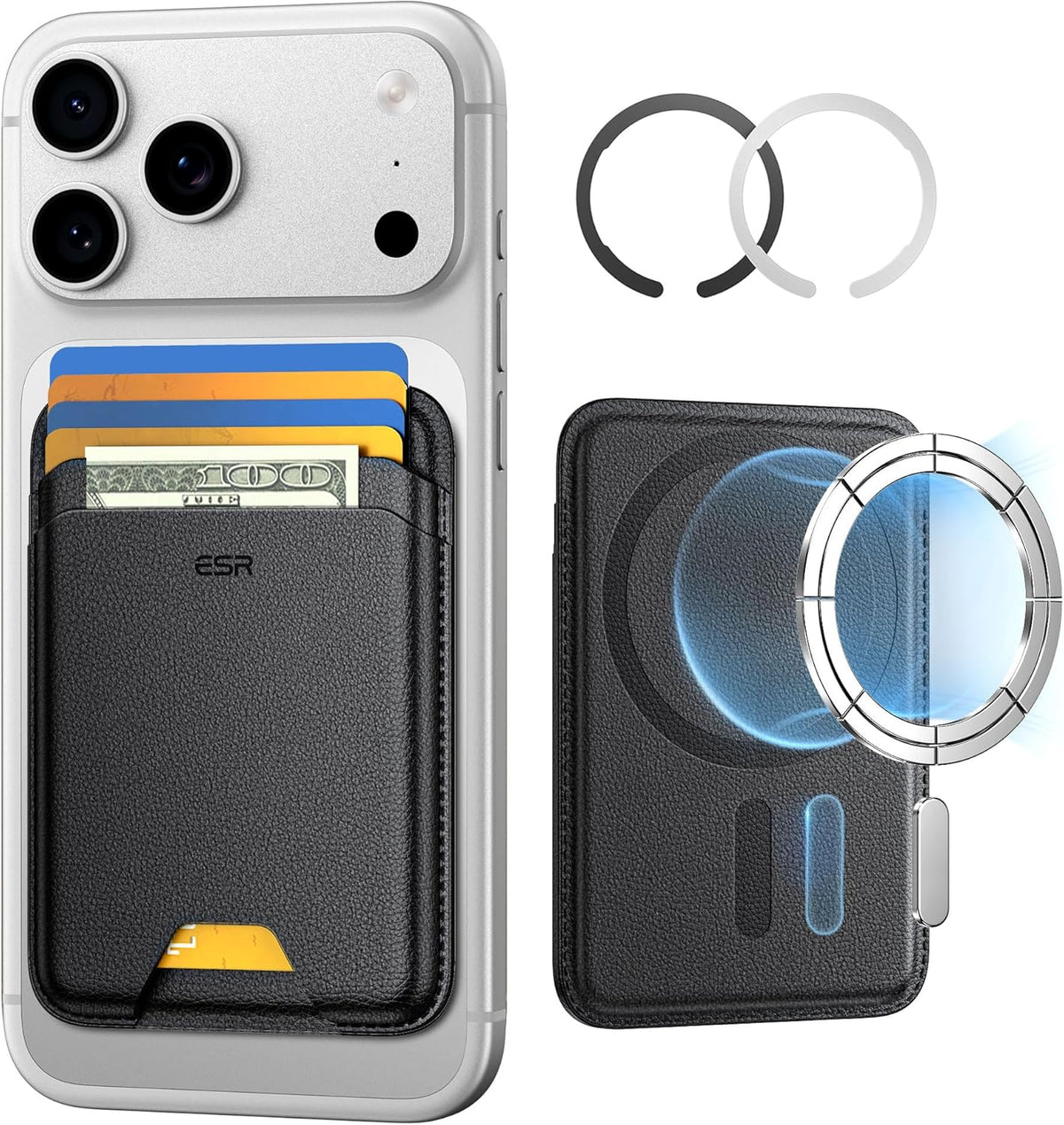 ESR for MagSafe Wallet, 5 Card Holder for Phone Case, RFID Blocking