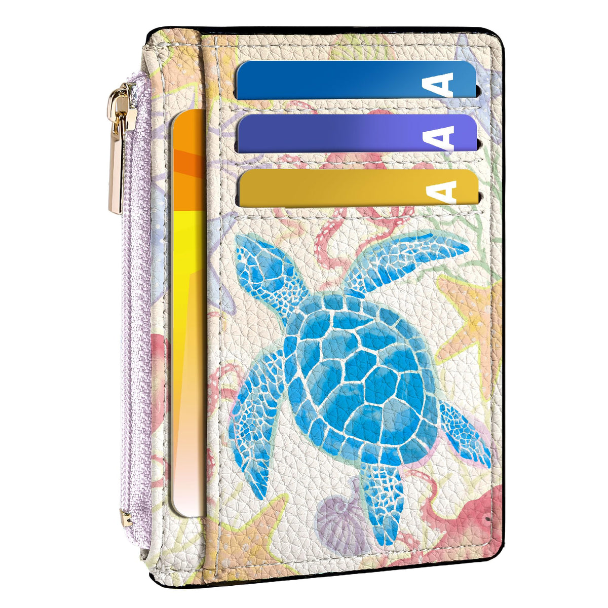 Tipmile Womens Credit Card Holder Wallet, Small Slim RFID Blocking Sleeve