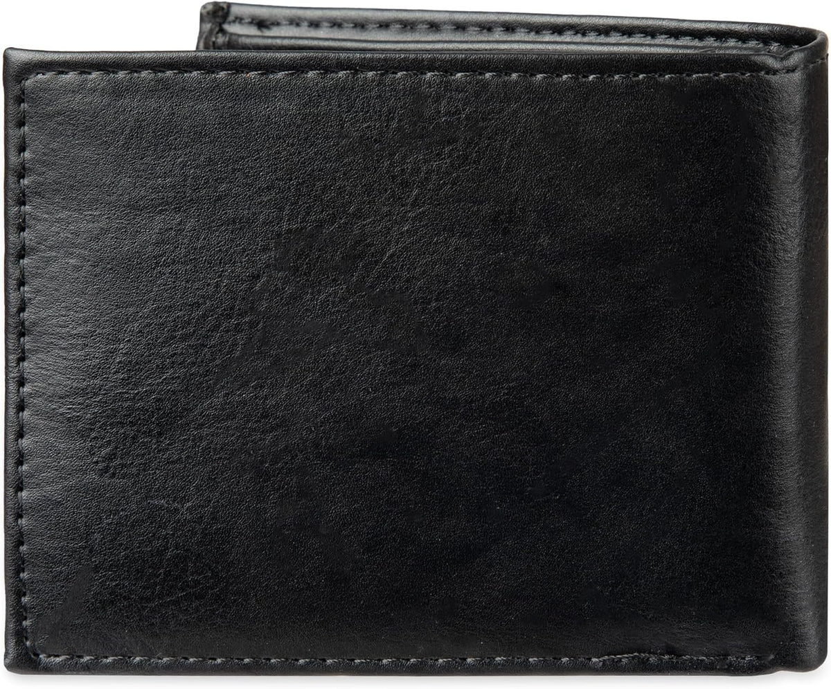 Levi's Men's RFID Extra Capacity Slim Bifold Wallet with Multiple Card Slots
