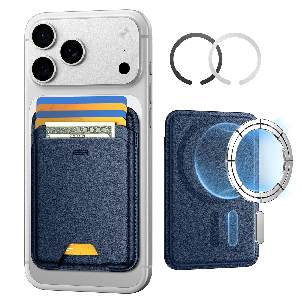 ESR for MagSafe Wallet, 5 Card Holder for Phone Case, RFID Blocking