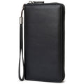 Bveyzi Women RFID Blocking Wallet Leather Zip Around Phone Clutch Large Capacity Ladies Travel Purse Wristlet