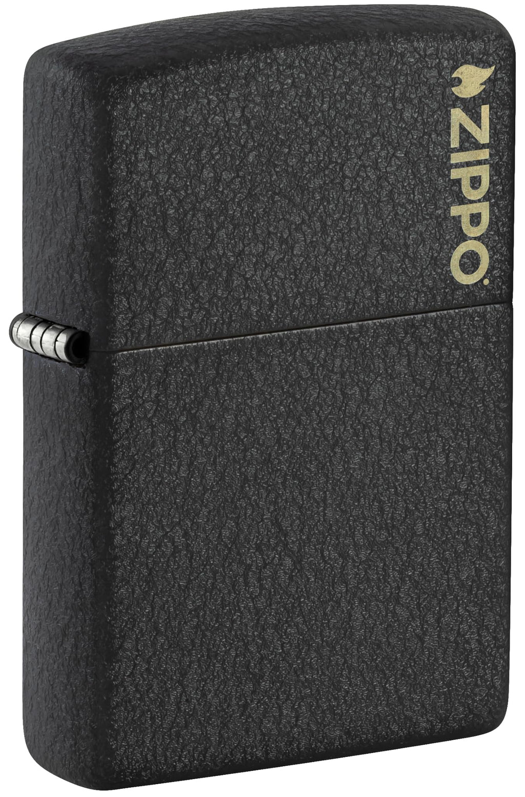 Zippo Classic Black Crackle Pocket Lighter - Windproof & Refillable Flip-Top Metal Lighter - Everyday Use Pocket Lighters - Luxury Lighters Made in USA