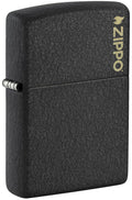 Zippo Classic Black Crackle Pocket Lighter - Windproof & Refillable Flip-Top Metal Lighter - Everyday Use Pocket Lighters - Luxury Lighters Made in USA
