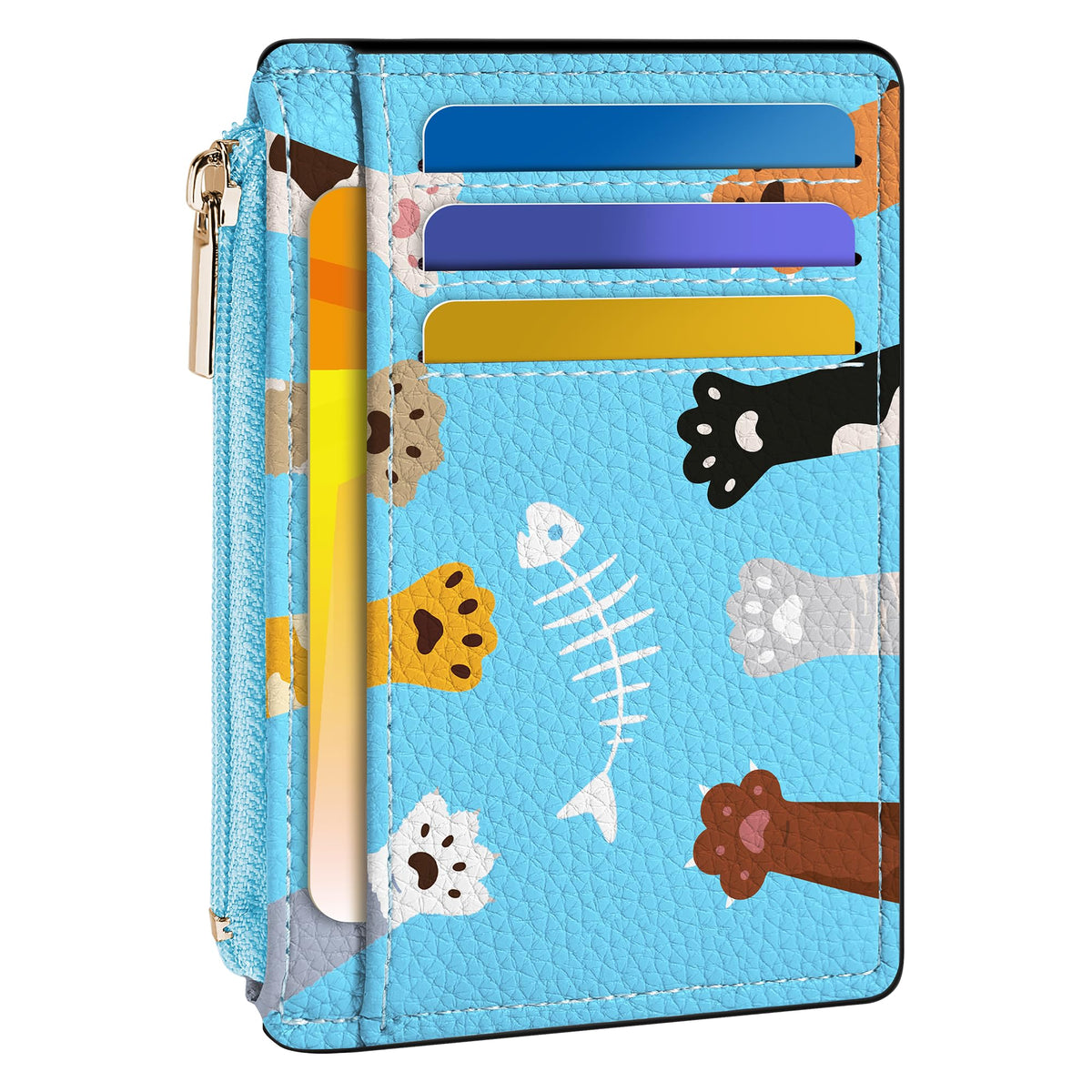 Tipmile Womens Credit Card Holder Wallet, Small Slim RFID Blocking Sleeve