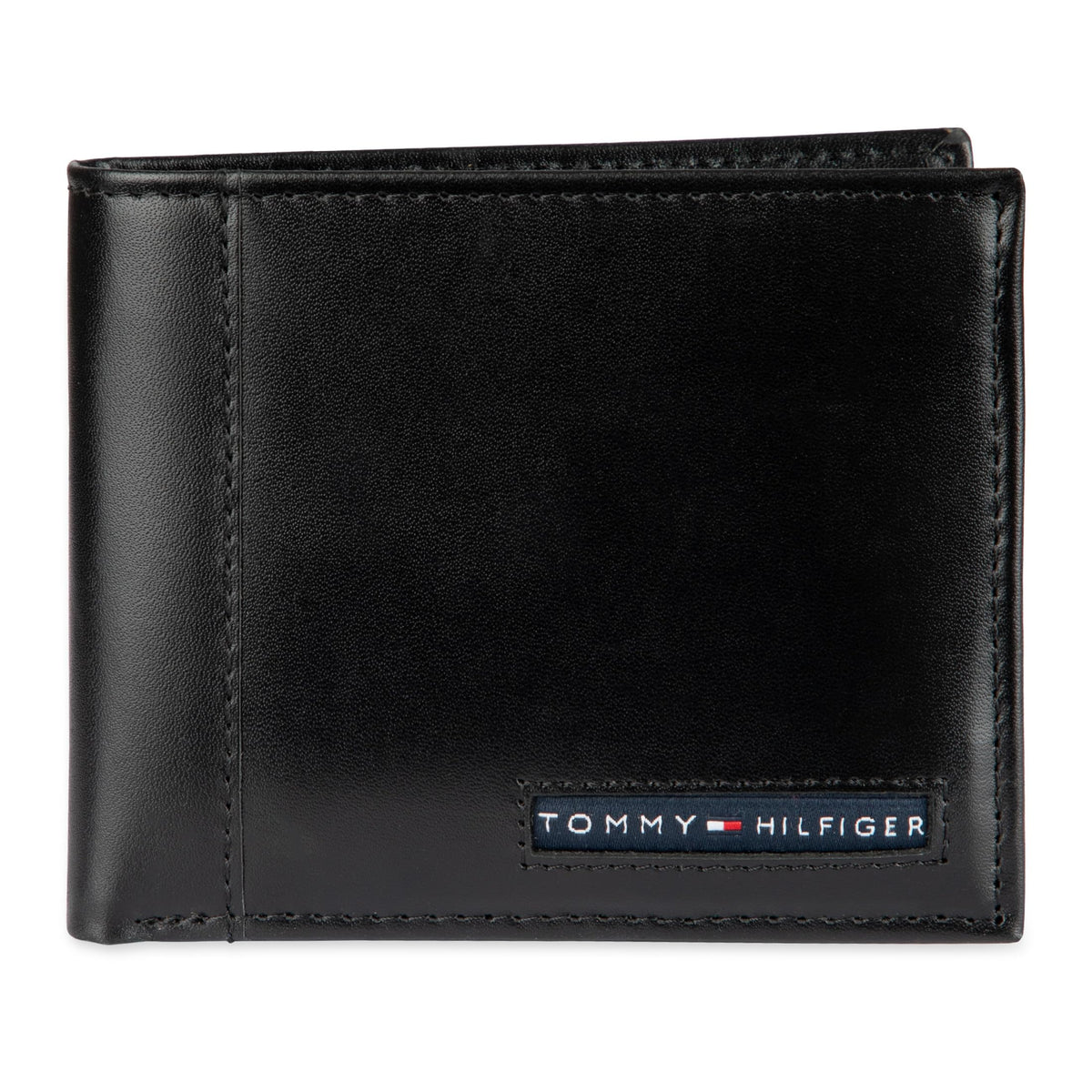 Tommy Hilfiger Men's Leather Orson RFID Bifold Wallet with Removable Passcase
